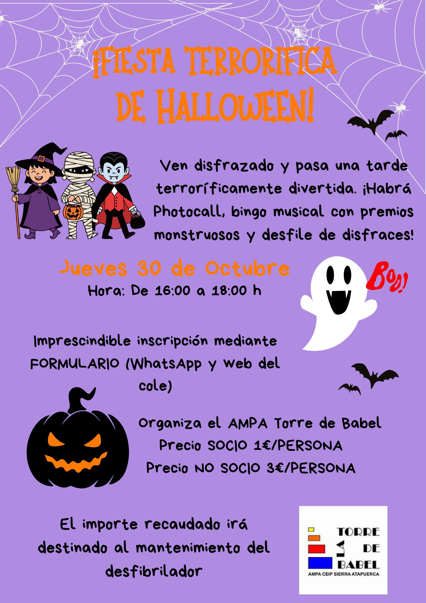 Cartel Fiesta de Halloween 